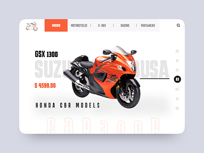 Motorcycle web layout adobe illustrator adobe photoshop adobe xd figma graphic design user experience user interface web layout website design