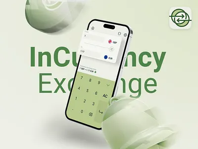 InCurrencyExchange app brand branding design mobile design system logo logomark visual identity