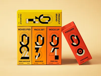 Free Brand Product Psd Boxes Mockup box mockup packaging mockup product mockup