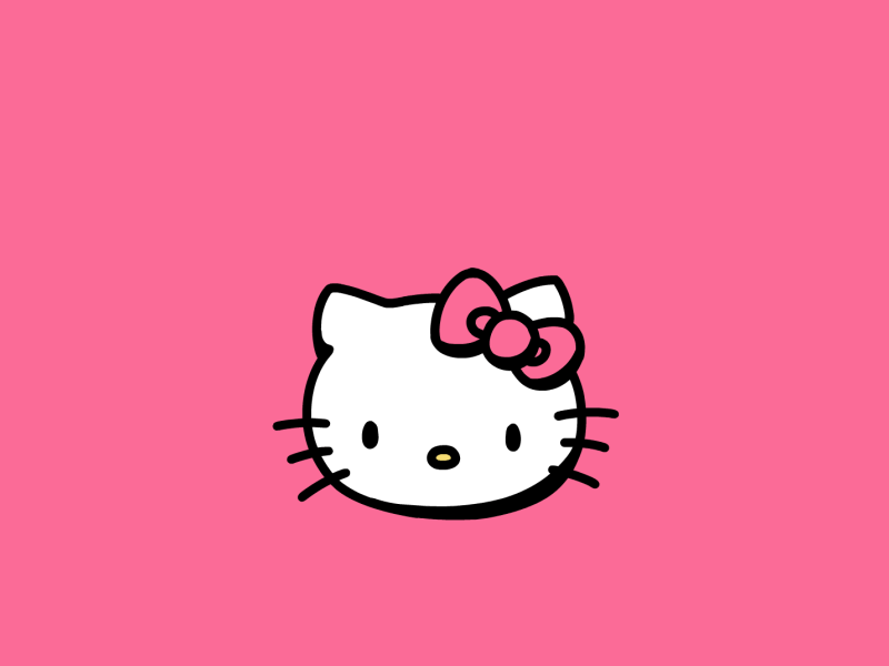 Hell'O'Kitty animation gif hello kitty loop mograph motion