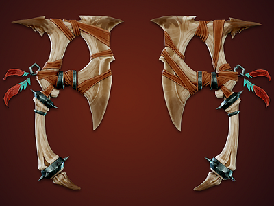 3D Stylized Axe 3d 3dmodelling axe digitalart fantasy game art hotoshop marmoset maya sculpting stylized substance painter zbrush