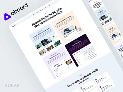 Aboard App aboard app branding logo marketing modern product ui ux website