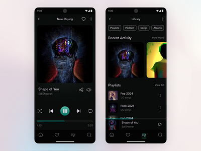 DailyUI #009 - Music Player app dailyui dailyui 009 music player ui