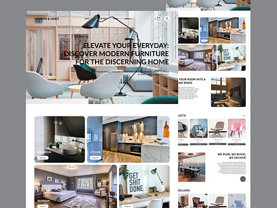 Furniture Ecommerce UI design ecommerce figma furniture graphic design landing page minimalistic modern shop ui uiux ux website website design