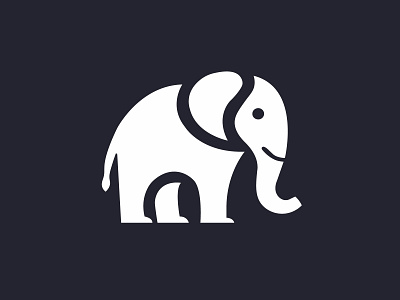 Elephant Logo brand branding design elephant logo graphic design illustration logo minimalist vector