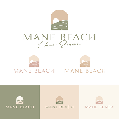 Mane Beach Logo 02 beach branding clothing logo