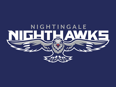 Nightingale Nighthawks | Rebrand full bird logo nighthawk nightingale nightingale bird logo