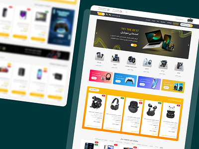 Electonic website.. electronic website elementor figma graphic design photoshop plugin uiuxdesign wordpress