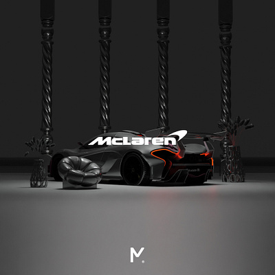 Mclaren 3d render 3d blender car clean mclaren modern motion graphics sport