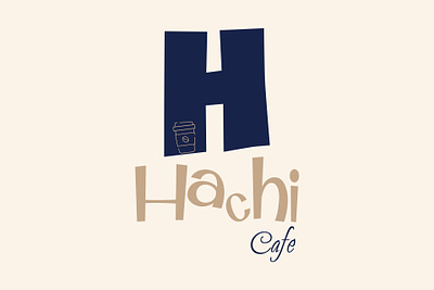 Hachi Cafe Logo | Logo Design | Logo Presentation 3d animation branding graphic graphic design illustration logo motion graphics ui