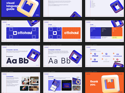 Visual Language Guide - Ottohaul branding design graphic design icon illustration line minimal retro simple ui