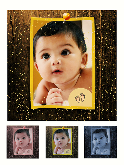 Baby Poster graphic design