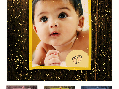 Baby Poster graphic design