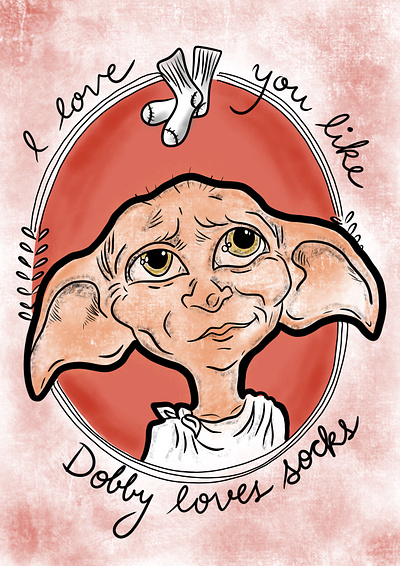 Dobby, the free elf. art design digital art illustration procreate