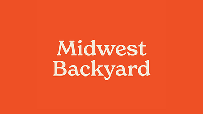 Midwest Backyard Branding 2024 branding graphic design logo design