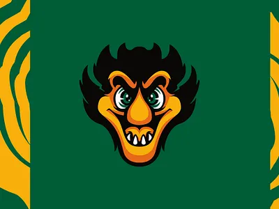 George Mason | Mason Maniaks Student Section Branding george mason maniac maniaks mason maniaks student section logo