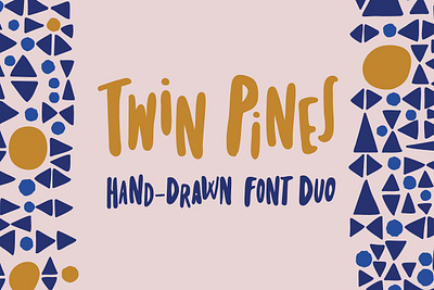 Twin Pines | Font Duo bold font display font font duo poster design sans serif sans serif font twin pines wedding wedding font wedding invitation