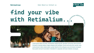 Retimalium UI/UX branding graphic design ui