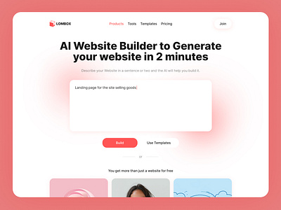 Daily UI #003 Landing Page ai colors design figma header landing page sign in title ui