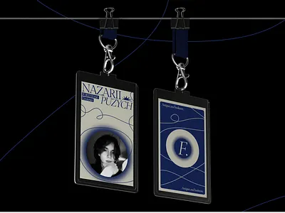 Id Card Design by Nazarii Studio branding card design graphic design id cards illustration