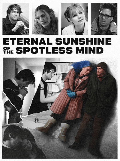 ETERNAL SUNSHINE OF THE SPOTLESS MIND Poster Design design graphic design illustration movie poster photoshop poster poster design