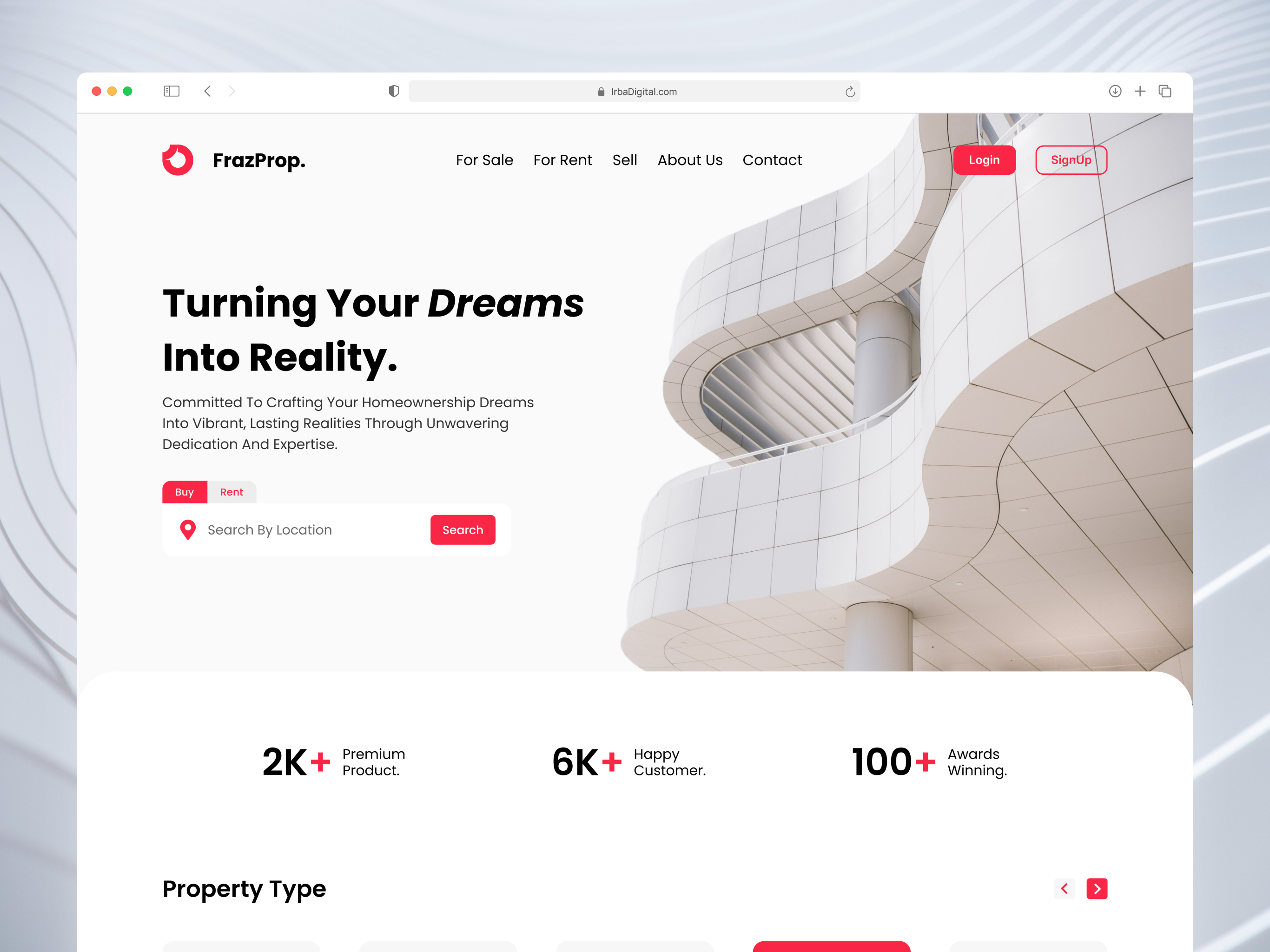 Real Estate Website Design branding cool website graphic design minimalist property property website design real estate real estate web design real estate website red website desing rent sell rent sell website simple web design ui user interface ux web web design website website design