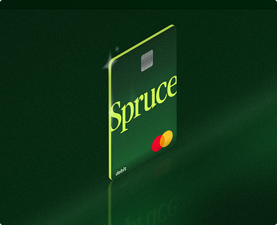 All about that shine. Spruce explorative work. 3d branding card debit design exploration fun grain illustration isometric logo mastercard vintage