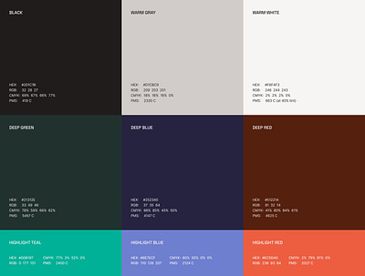 a pretty little color palette 🎨 branding color color palette design rebrand