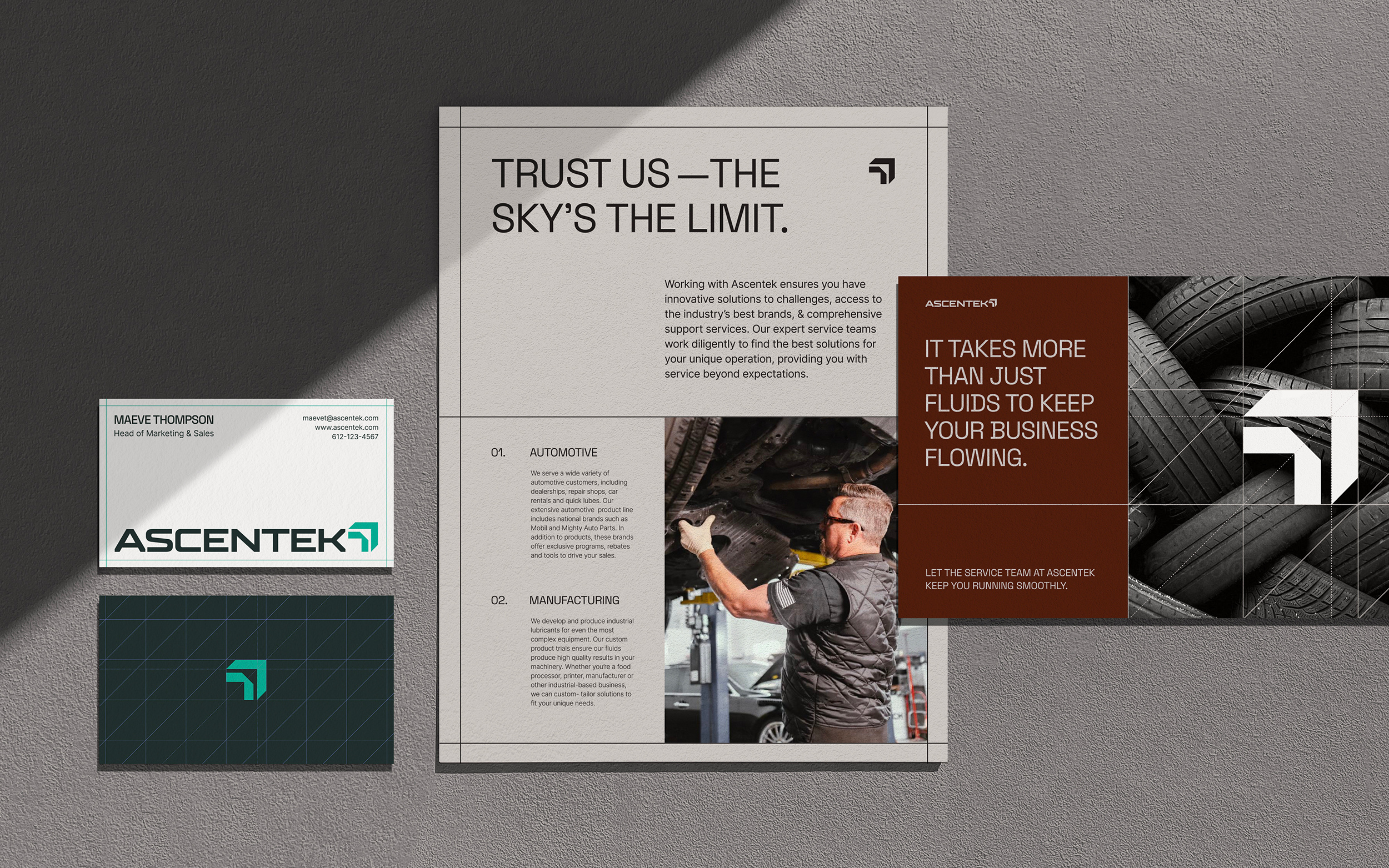 more ^^^! ascent branding design graphic design logo print mockup type typography