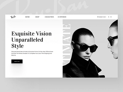 Sunglass online shop accessories app branding clean design designereyewear eyewear fashion fashionaccessories logo shades style summerstyle sunglasses sunprotection ui uiux uvprotection ux web