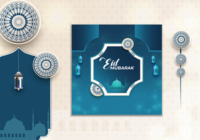 Eid Card Or Social Media Post Design eid social media