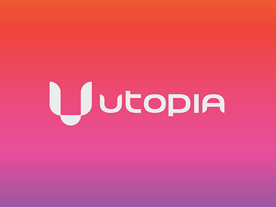 Utopia app branding design graphic design illustration logo typography ui ux vector
