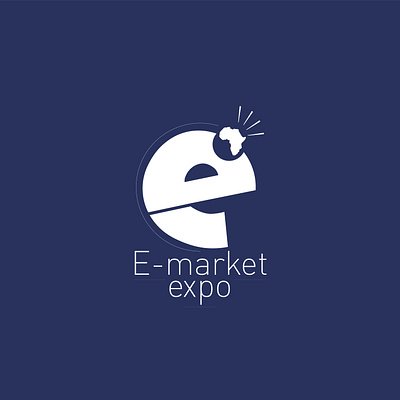 E-market expo "Logo proposition" africa branding e commerce e market expo graphic design logo