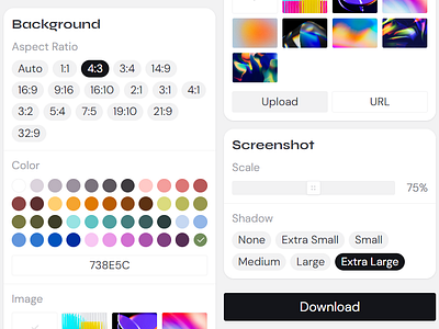 Screenshot Enhancer design enhancer mockup screenshot tool ui