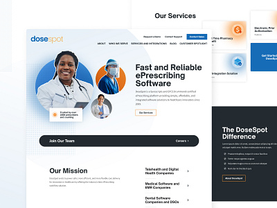 ePrescribing Software Homepage web design website