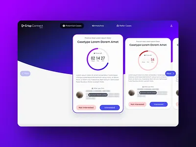 Web App for Law Firm Case Referral blackairplane countdown crisp design interface landing page laravel law firm onshore team product design react responsive twilio ui ui design usa based vue web development website