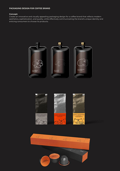 PACKAGING DESIGN FOR COFFEE BRAND branding design graphic design illustration packaging design vector