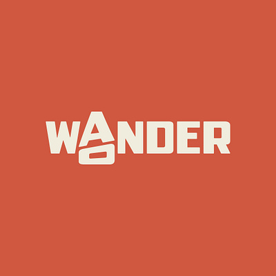 Wander Wonder logo typography