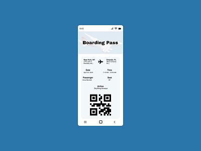 Daily UI 024: Boarding Pass daily ui ui