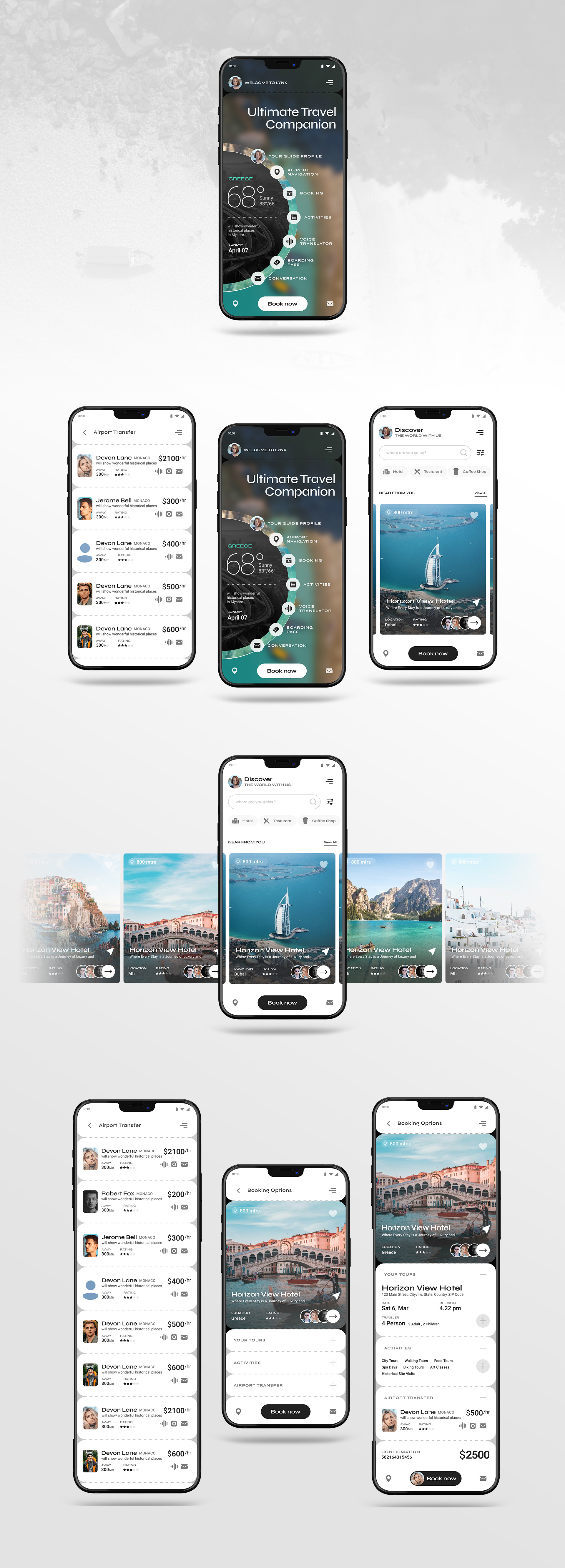 Layover Adventures: Seamlessly Connect with Local Guides airport navigation city tours figma prototype layover adventures local guides personalized travel seamless experience travel app