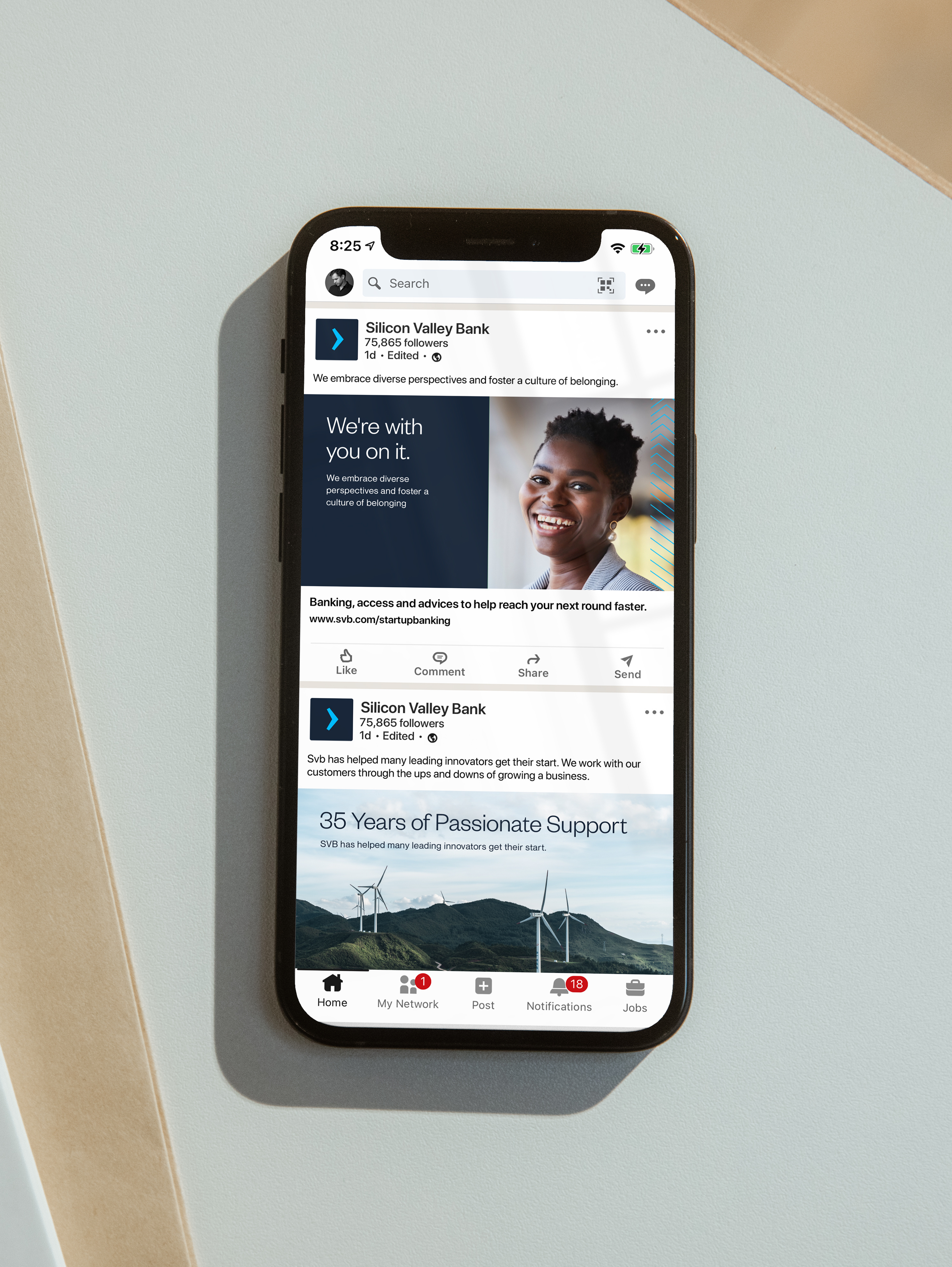 SVB - Rebrand - LinkedIn art direction bank banking brand application brand design branding design finance fintech graphic design linkedin logo logo design silicon valley silicon valley bank social media svb visual identity