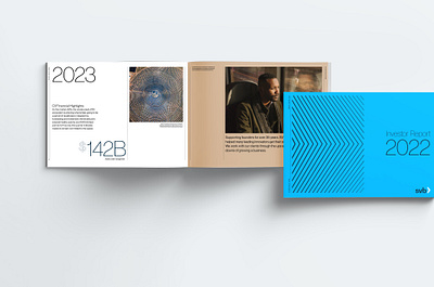 SVB - Rebrand - Annual Report annual report art direction bank banking brand application brand design branding design finance fintech graphic design logo logo design silicon valley silicon valley bank svb visual identity