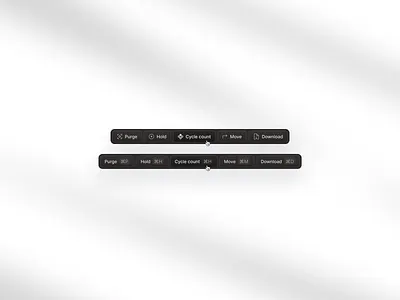 Batch action bar action app bar button clean dark dashboard design enterprise interface minimalist mode modern product saas software theme ui ux