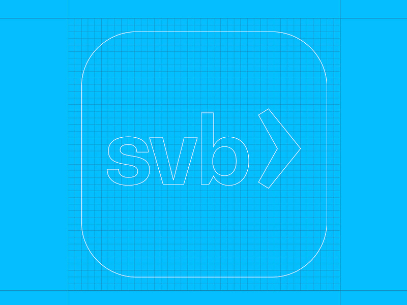 SVB - Rebrand - App Icon Design app icon art direction bank banking brand application brand design branding design finance fintech graphic design logo logo design silicon valley silicon valley bank svb visual identity