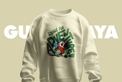 Guacamaya illustration caracter design design graphic design hoodie illustration print tshirt vector