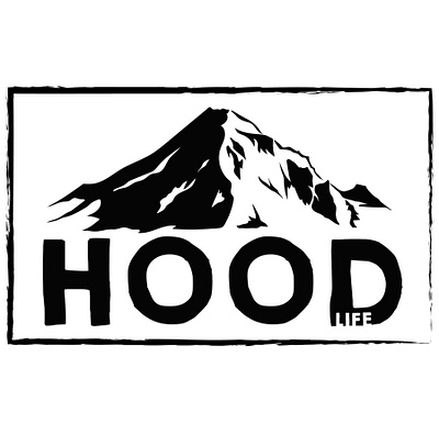 Hood Life branding graphic design logo