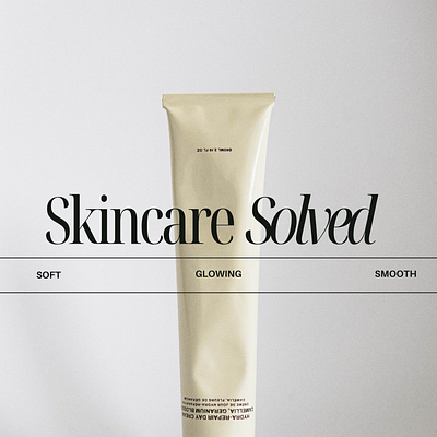 Skincare Solved brand identity branding graphic design illustration logo logo design package design packaging