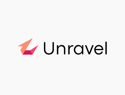 Unravel - Logo For Sale brand design brand identity branding brandmark geomateric gradient logo identity identity design identity designer lettermark logo logo design logo designer mark modern logo monogram negative space ram evercrest u visual identity