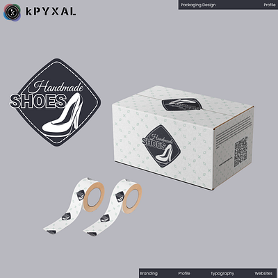 Shoes Packaging Design branding graphic design typographic ui