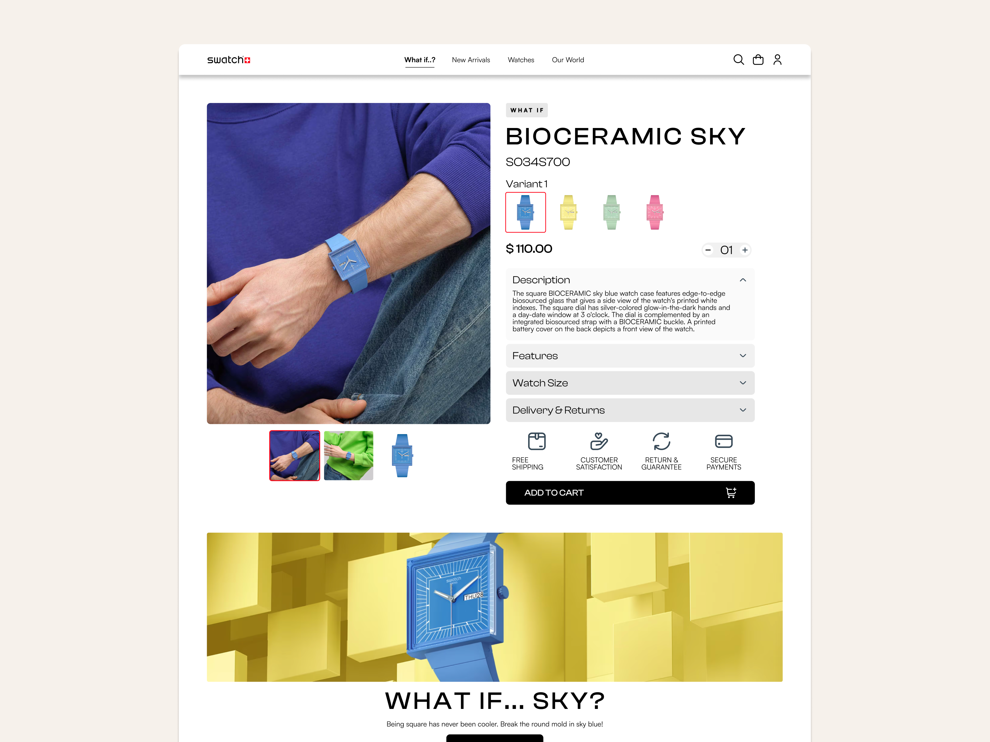 Example of Custom E Commerce Design